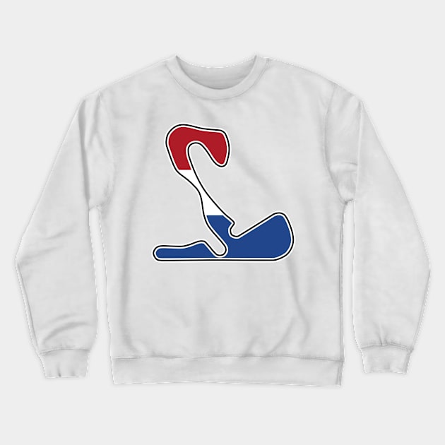 Circuit Park Zandvoort [flag] Crewneck Sweatshirt by sednoid